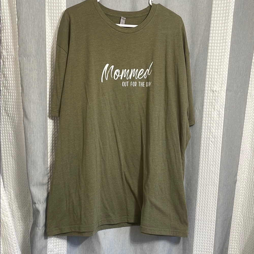Next level mommed out tshirt